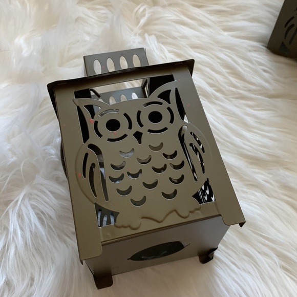 Owl Lanterns Fall Halloween Decor - Picture 2 of 6